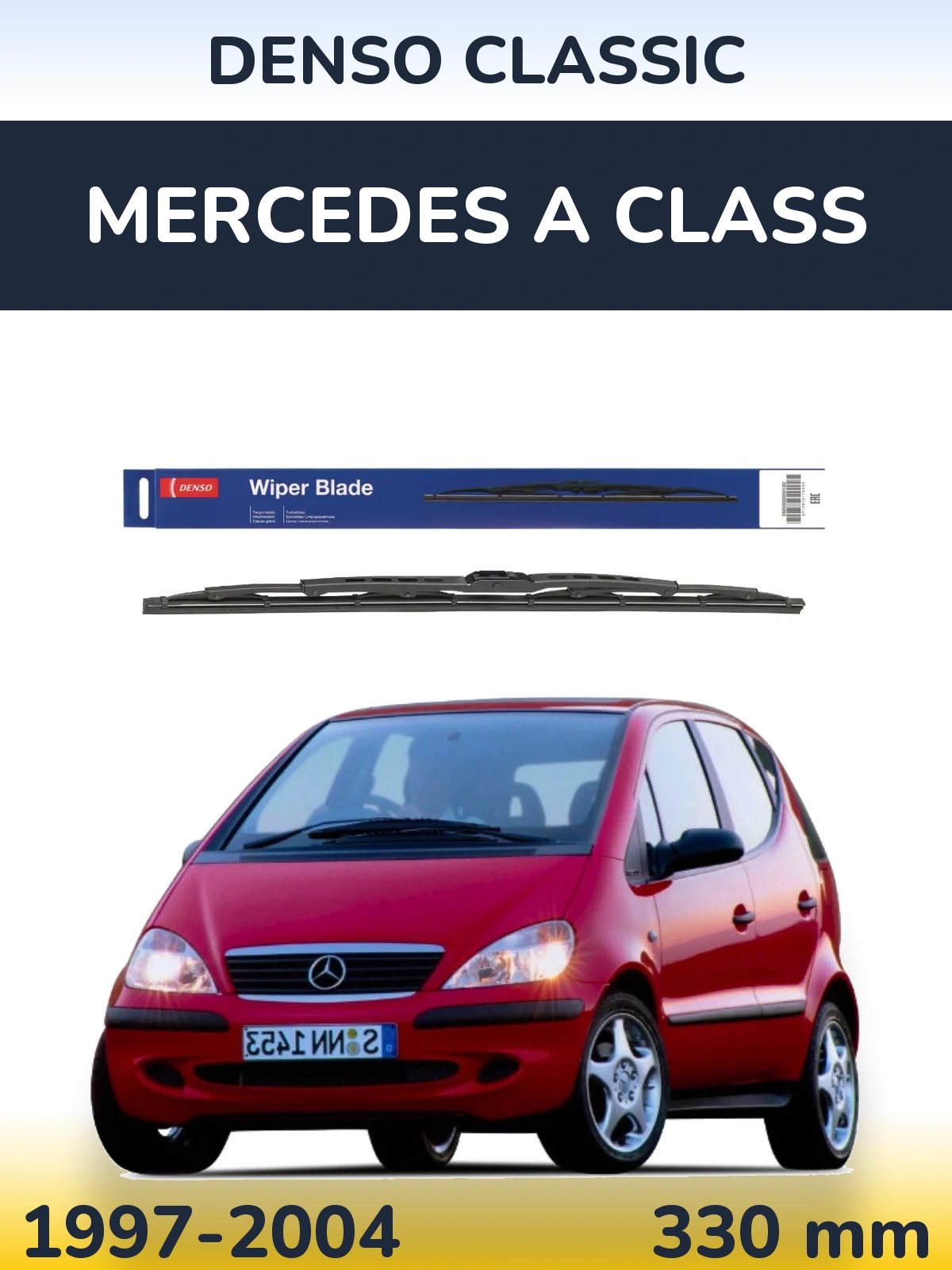 Задний дворник Denso Classic 330 мм для Mercedes A Class 1997-2004