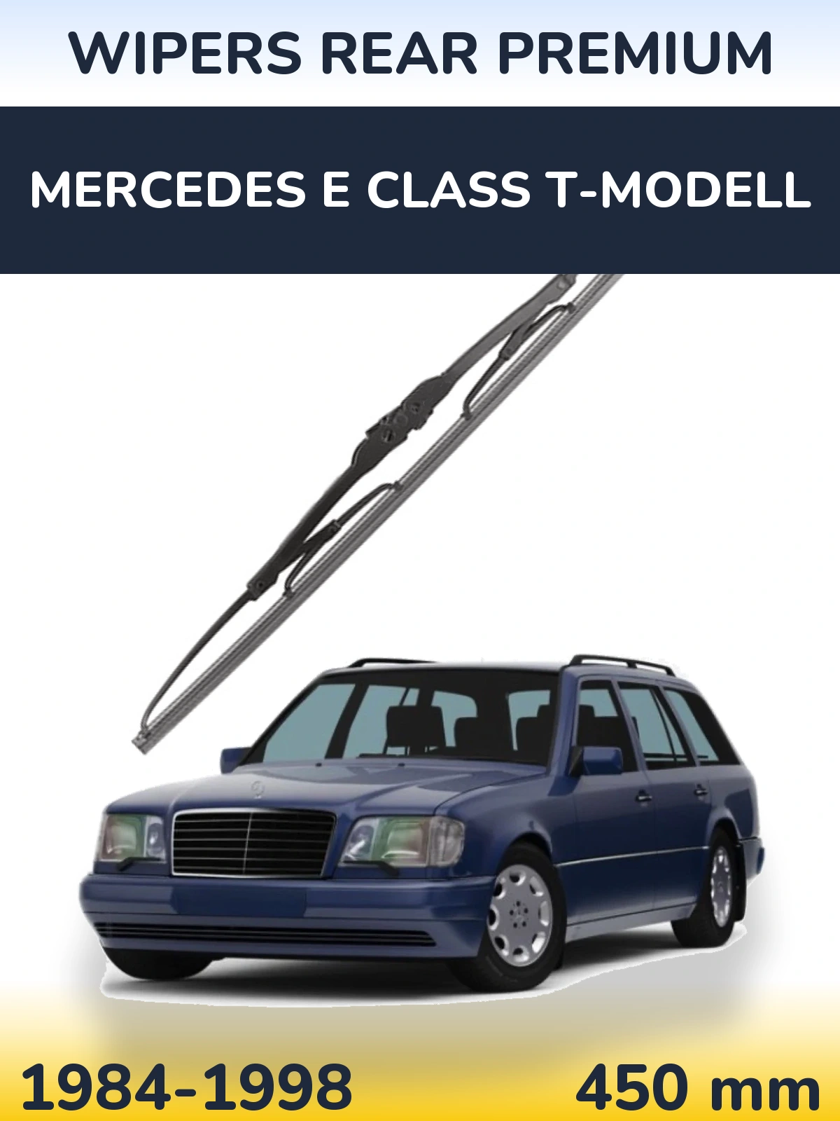 Rear wiper blade WIPERS REAR PREMIUM 450 mm for Mercedes E Class T-Modellol 1984-1998