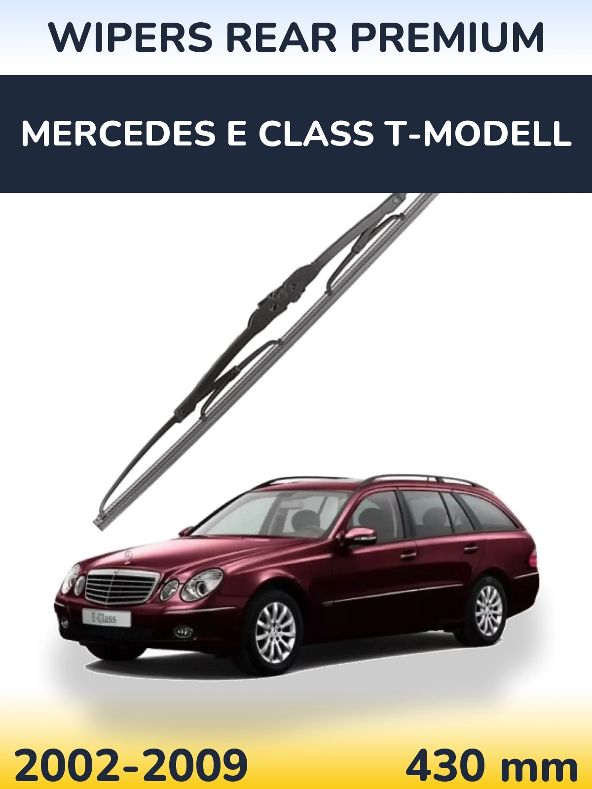 Rear wiper blade WIPERS REAR PREMIUM 430 mm for Mercedes E Class T-Modellol 2002-2009