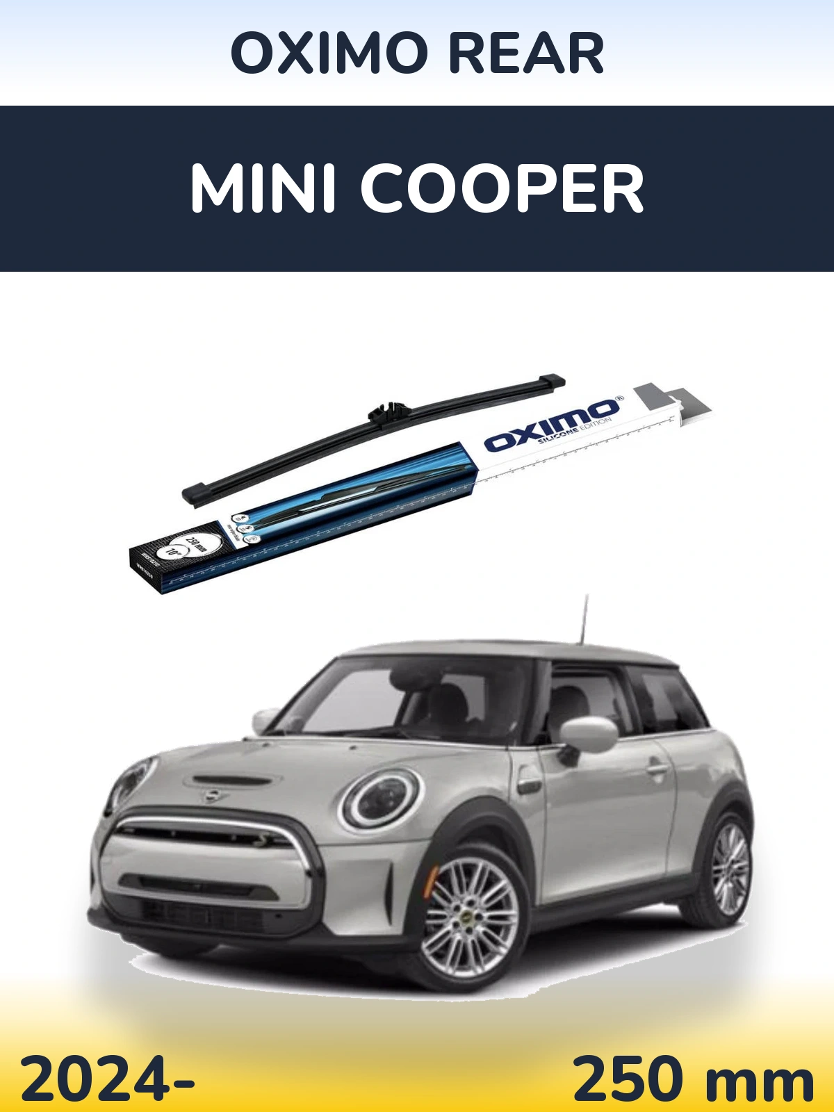 Rear wiper blade Oximo Rear 250 mm for MINI Cooper 2024-2026