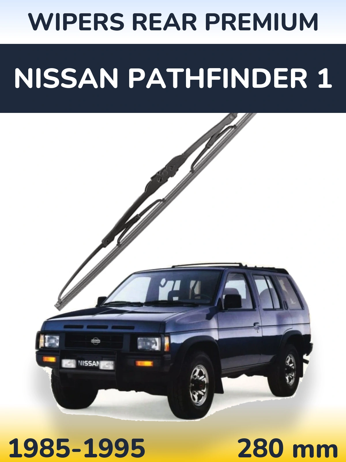 Rear wiper blade WIPERS REAR PREMIUM 280 mm for Nissan Pathfinder 1 1985-1995
