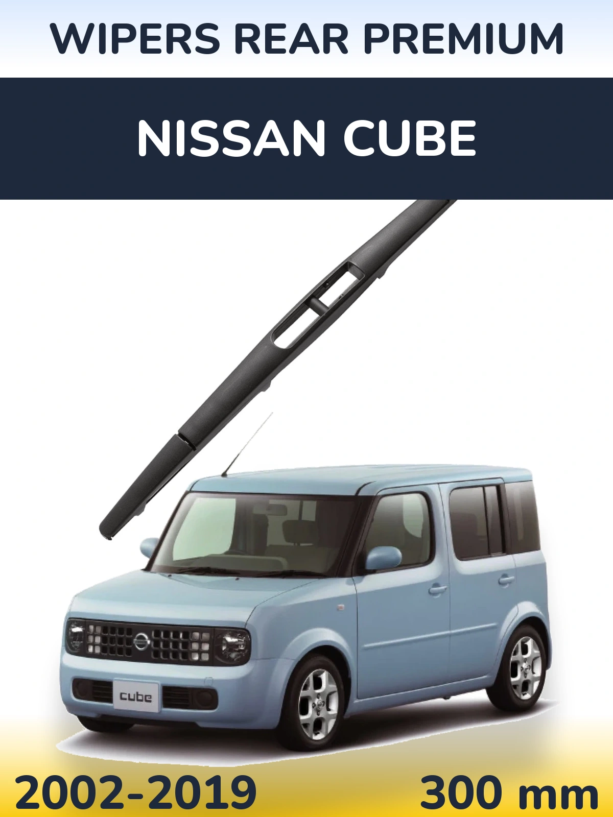 Задний дворник WIPERS REAR PREMIUM 300 мм для Nissan Cube 2002-2019