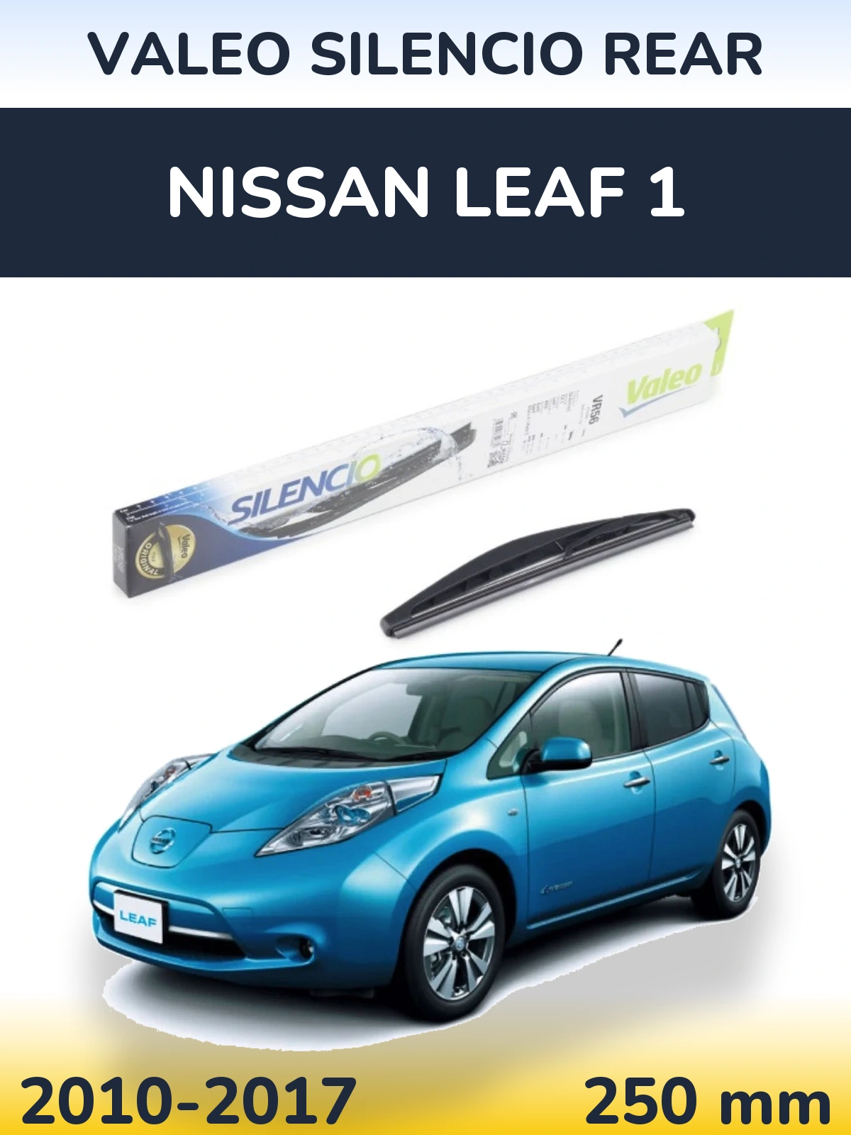 Задний дворник Valeo Silencio Rear 240 мм для Nissan Leaf 1 2010-2017