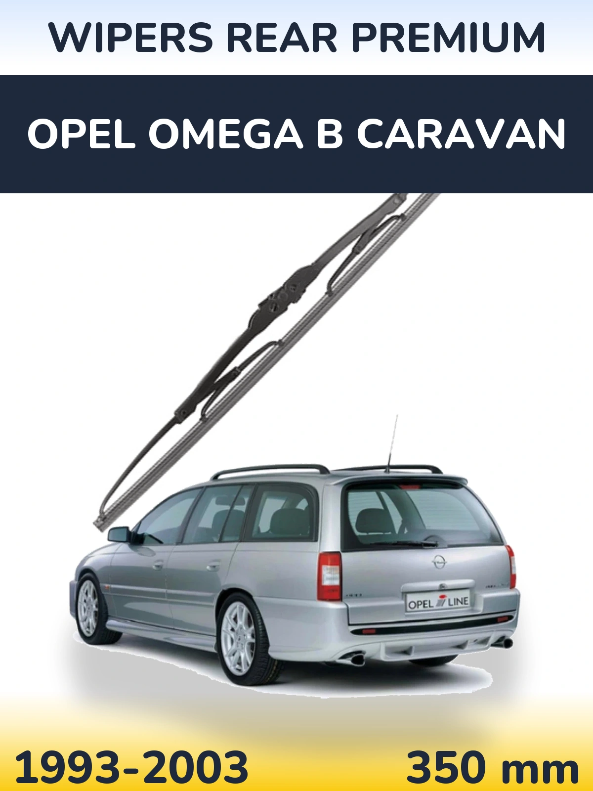 Задний дворник WIPERS REAR PREMIUM 350 мм для Opel Omega B Caravan 1993-2003