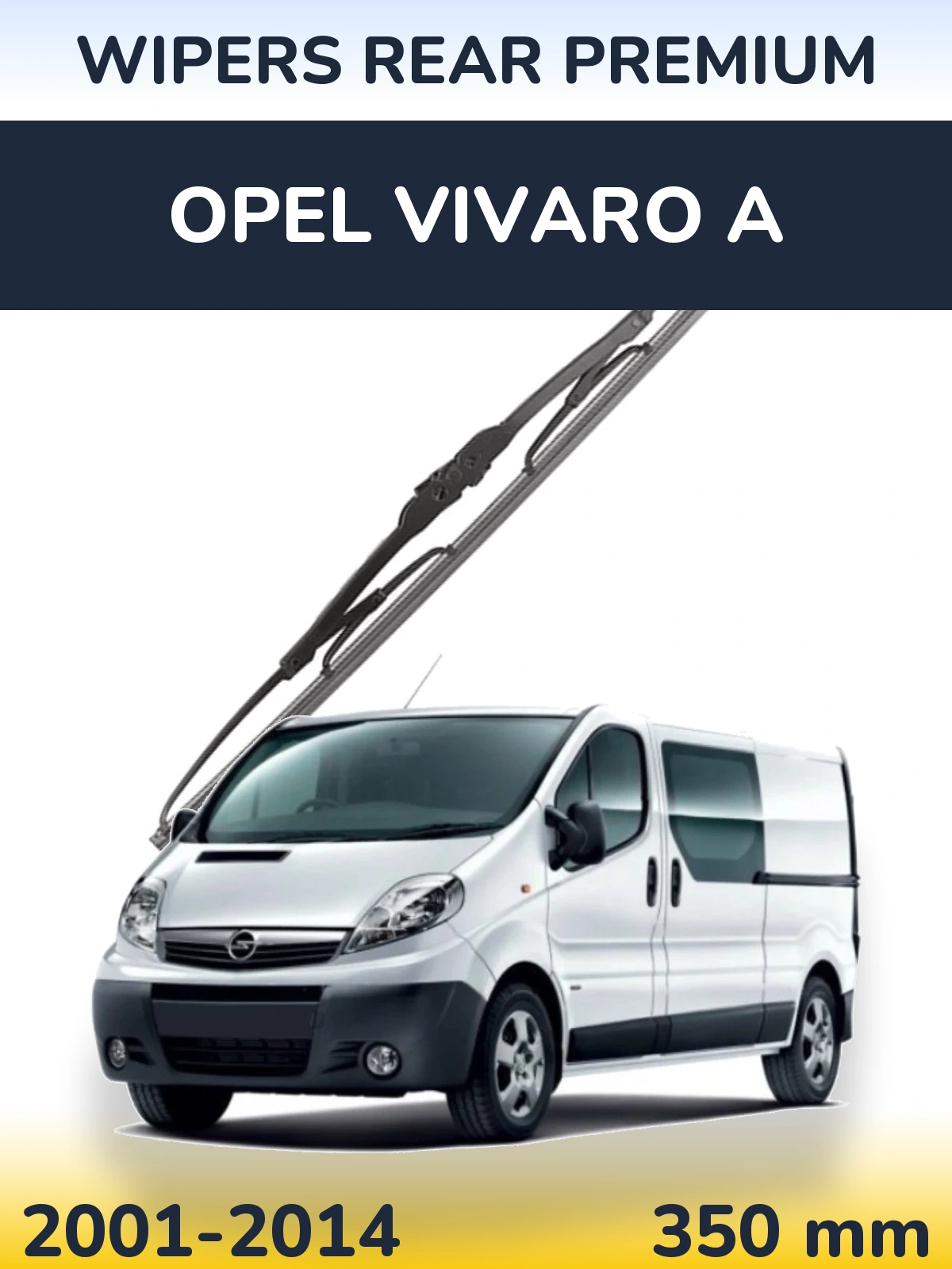 Задний дворник WIPERS REAR PREMIUM 350 мм для Opel Vivaro A 2001-2014