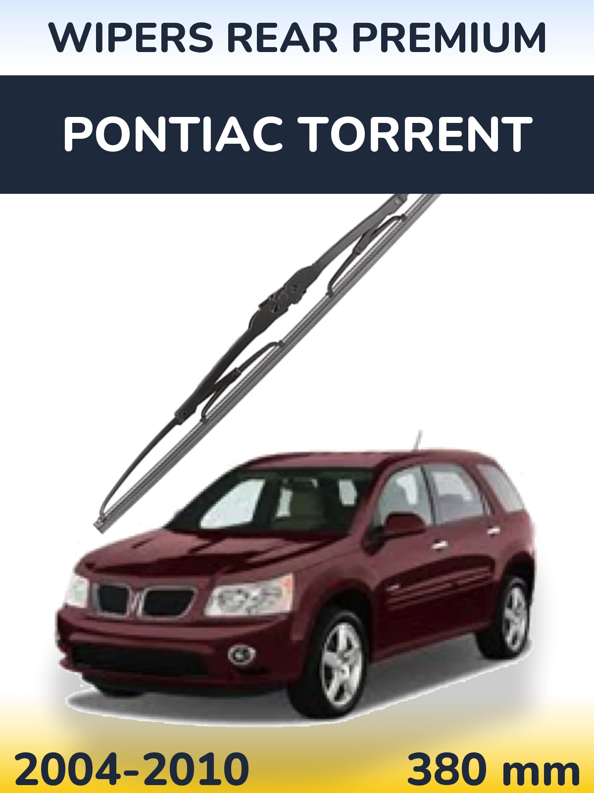 Задня щітка WIPERS REAR PREMIUM 380 мм для Pontiac Torrent 2004-2010