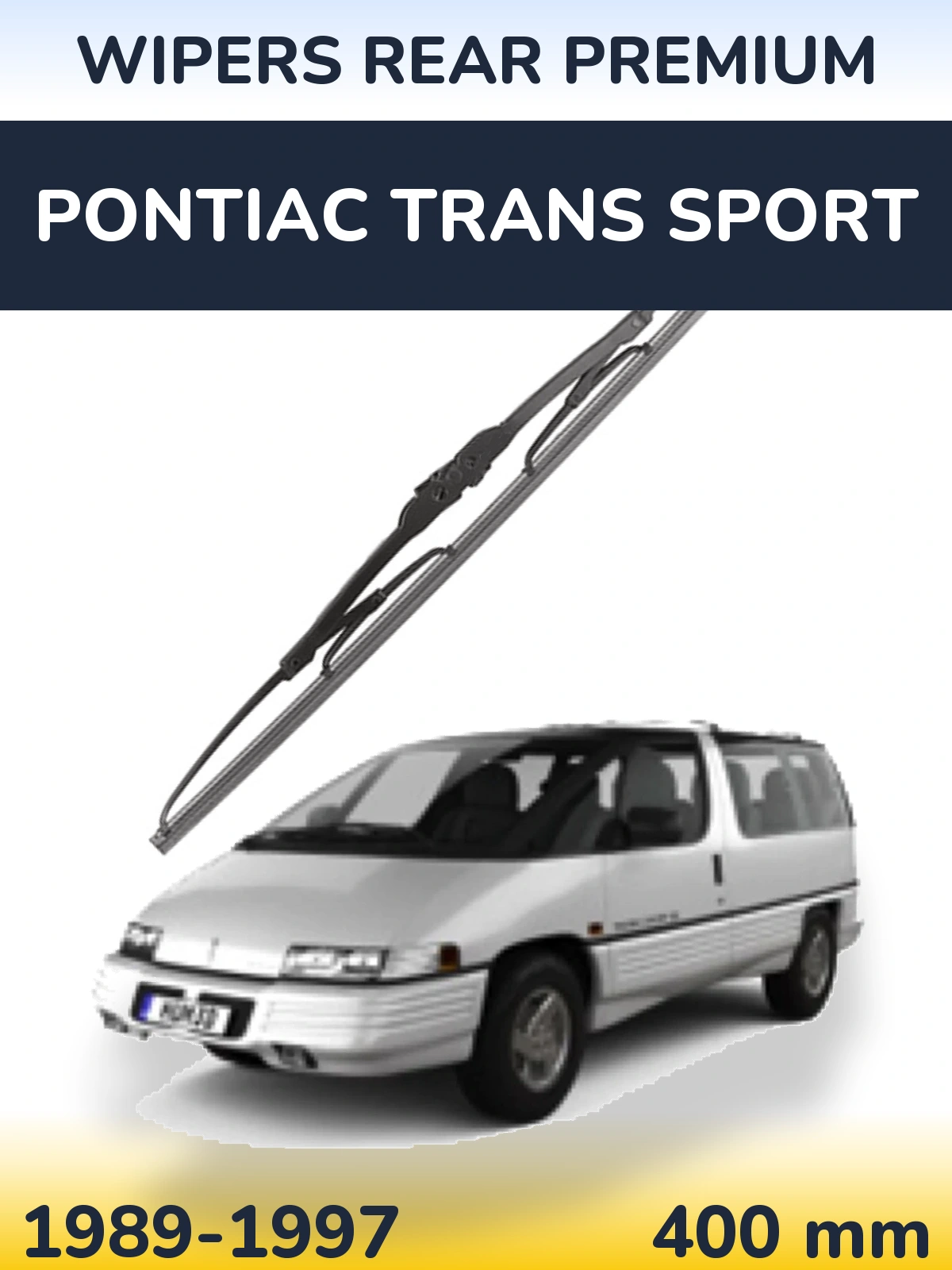 Rear wiper blade WIPERS REAR PREMIUM 400 mm for Pontiac Trans Sport 1989-1997