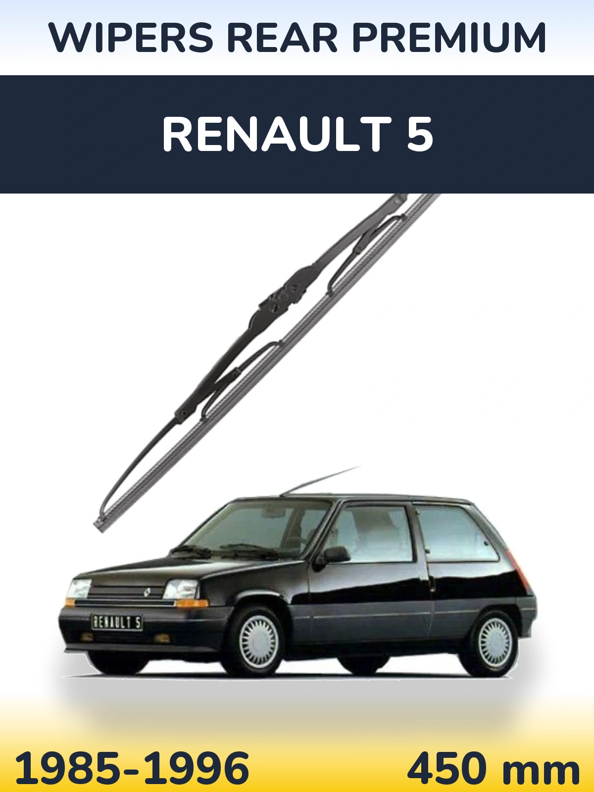 Задня щітка WIPERS REAR PREMIUM 450 мм для Renault 5 1985-1996
