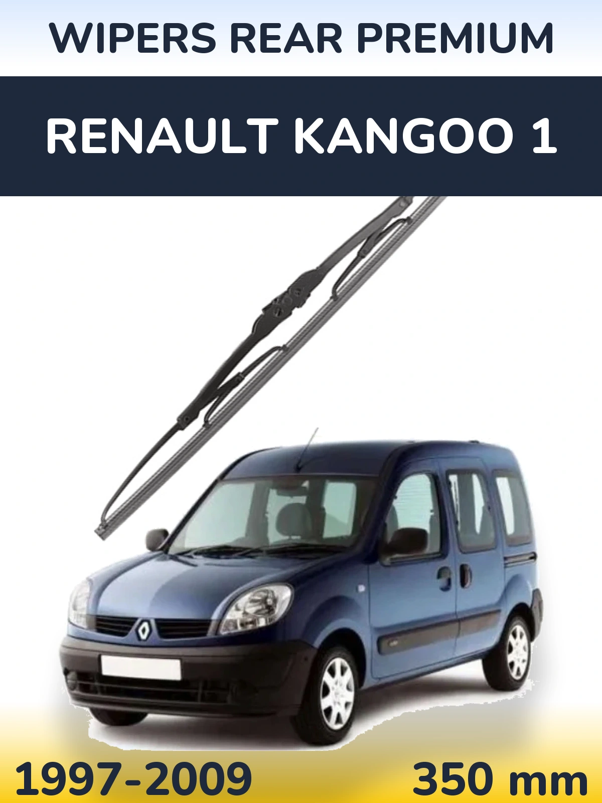 Rear wiper blade WIPERS REAR PREMIUM 350 mm for Renault Kangoo 1 1997-2009