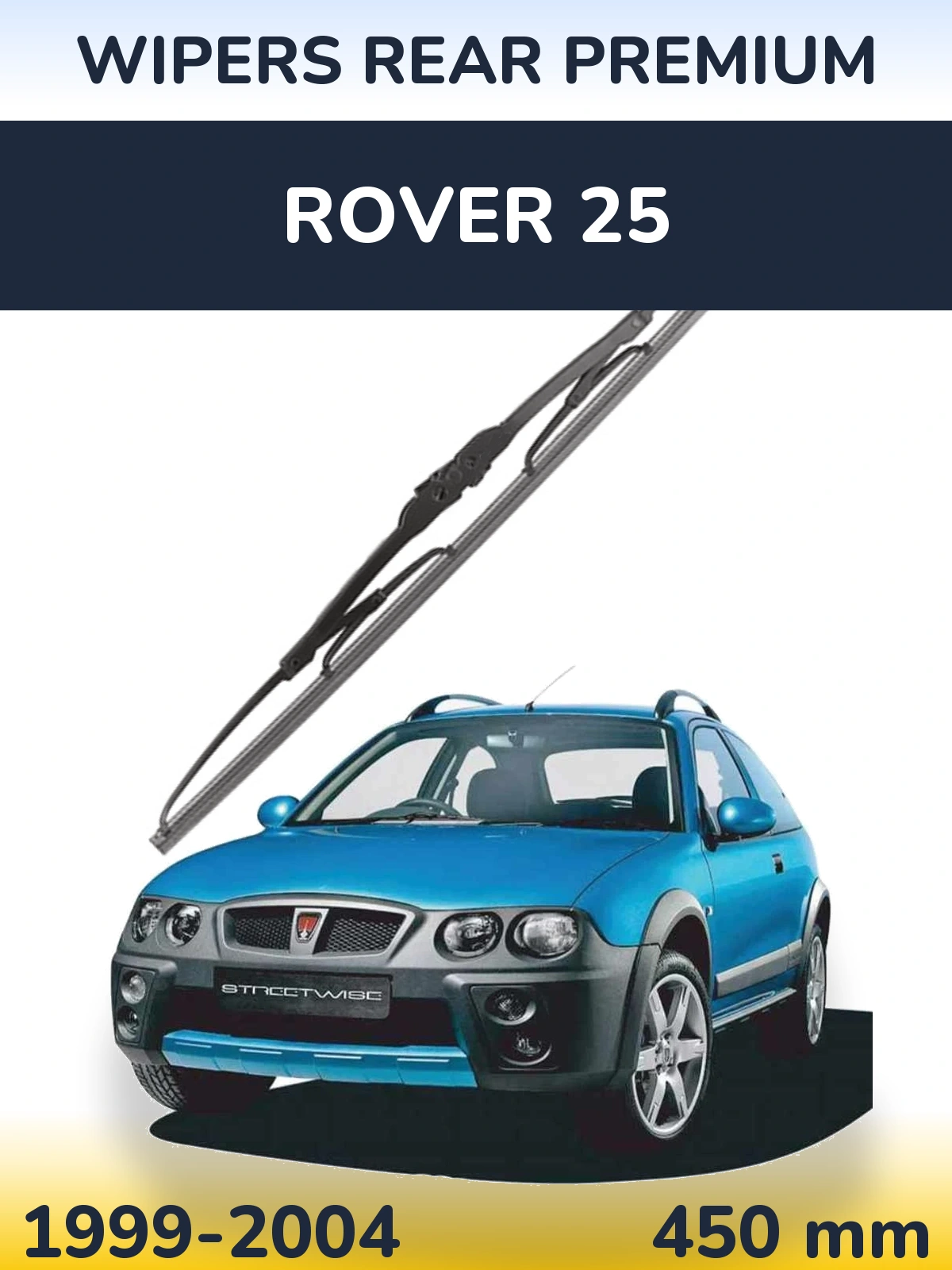 Rear wiper blade WIPERS REAR PREMIUM 450 mm for Rover 25 1999-2004