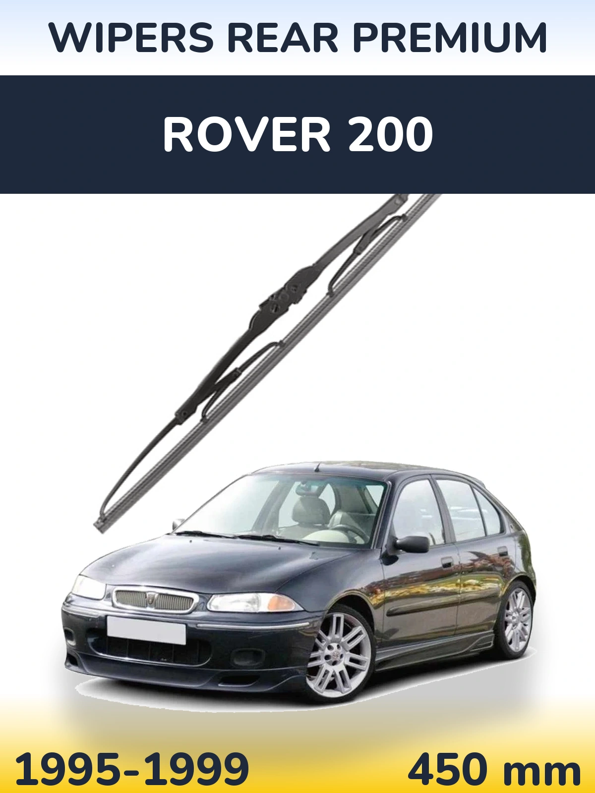 Задний дворник WIPERS REAR PREMIUM 450 мм для Rover 200 1995-1999
