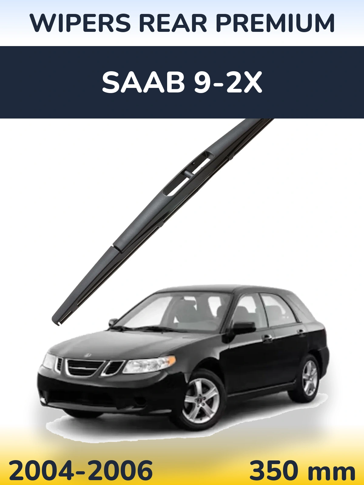 Задний дворник WIPERS REAR PREMIUM 350 мм для SAAB 9-2X 2004-2006