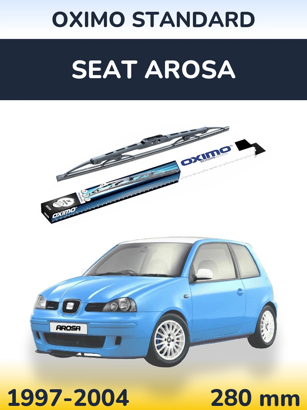 Задня щітка Oximo Standard 275 мм для SEAT Arosa 1997-2004