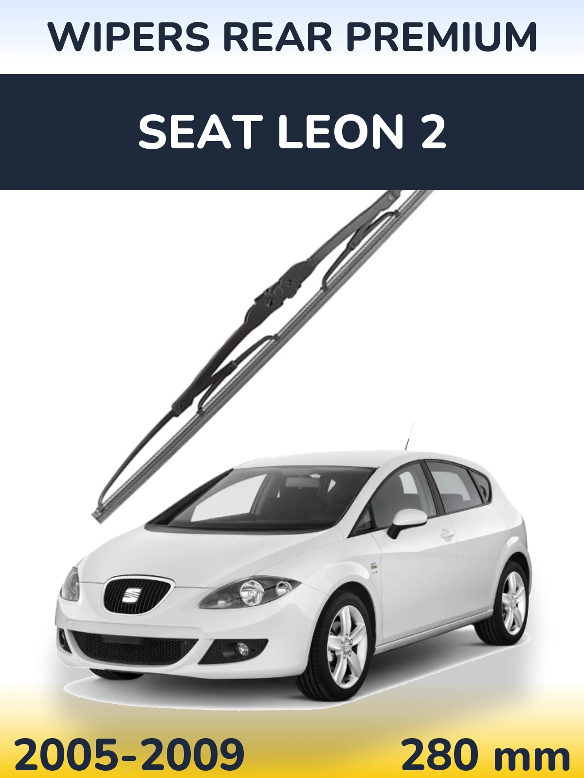Задня щітка WIPERS REAR PREMIUM 280 мм для SEAT Leon 2 2005-2009