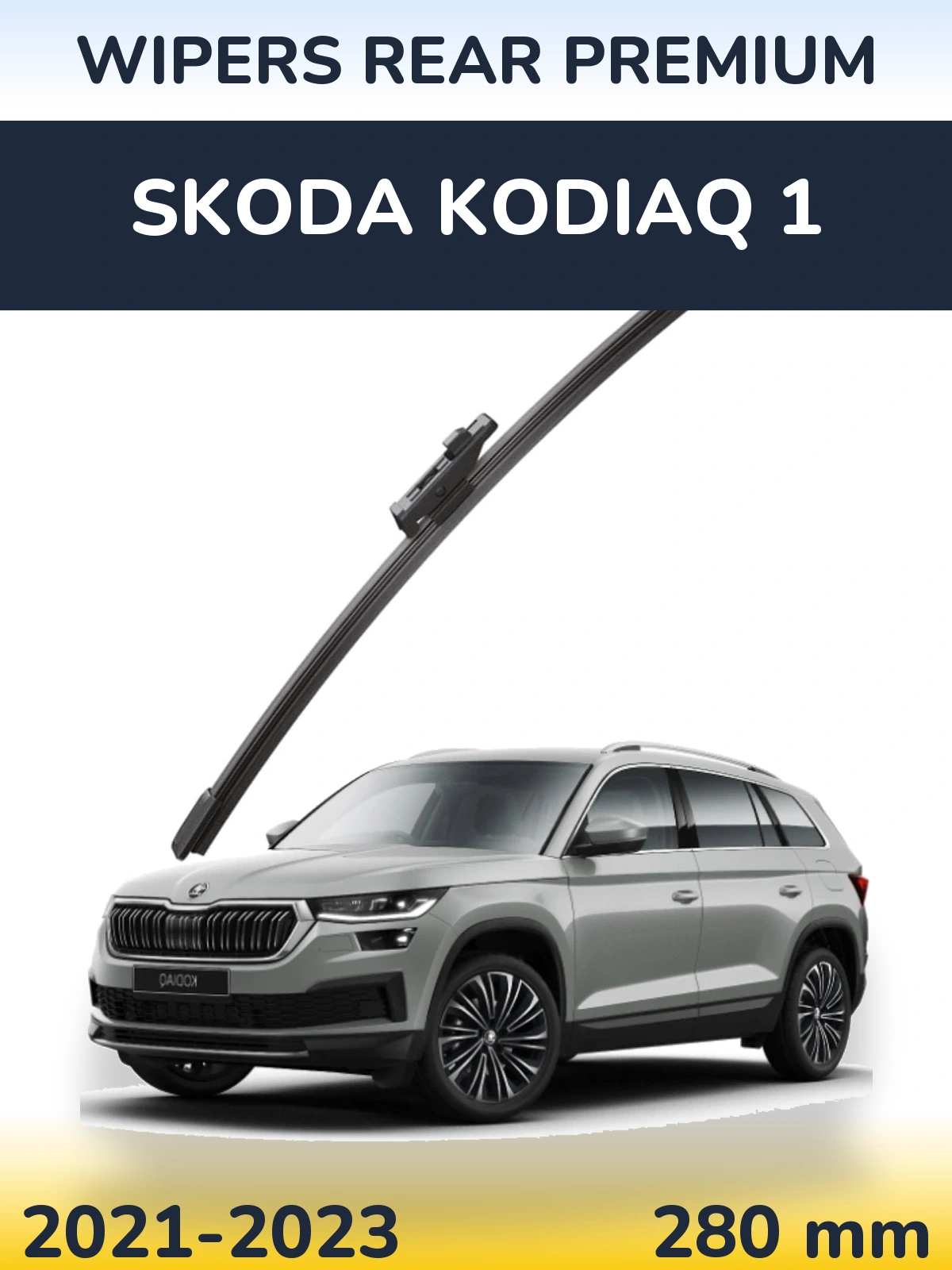 Rear wiper blade WIPERS REAR PREMIUM 280 mm for Skoda Kodiaq 1 2021-2023