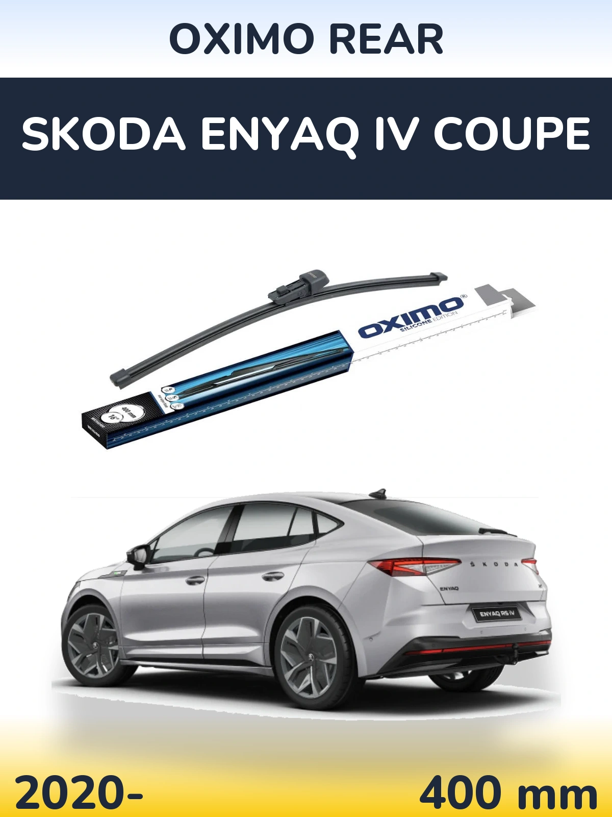 Задня щітка Oximo Rear 400 мм для Skoda Enyaq iV Coupe 2020-2026