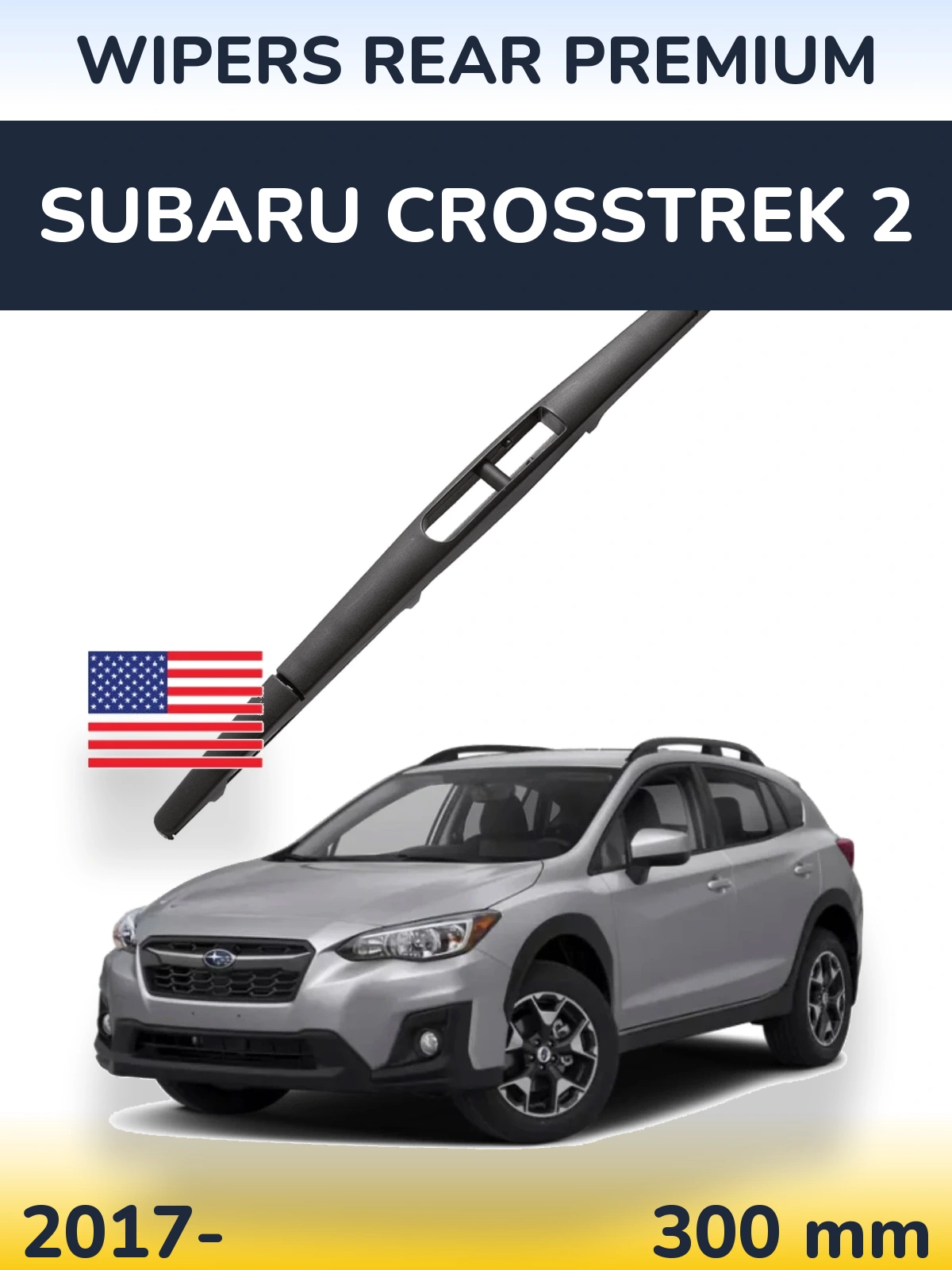 Задня щітка WIPERS REAR PREMIUM 300 мм для Subaru Crosstrek 2 2017-2026