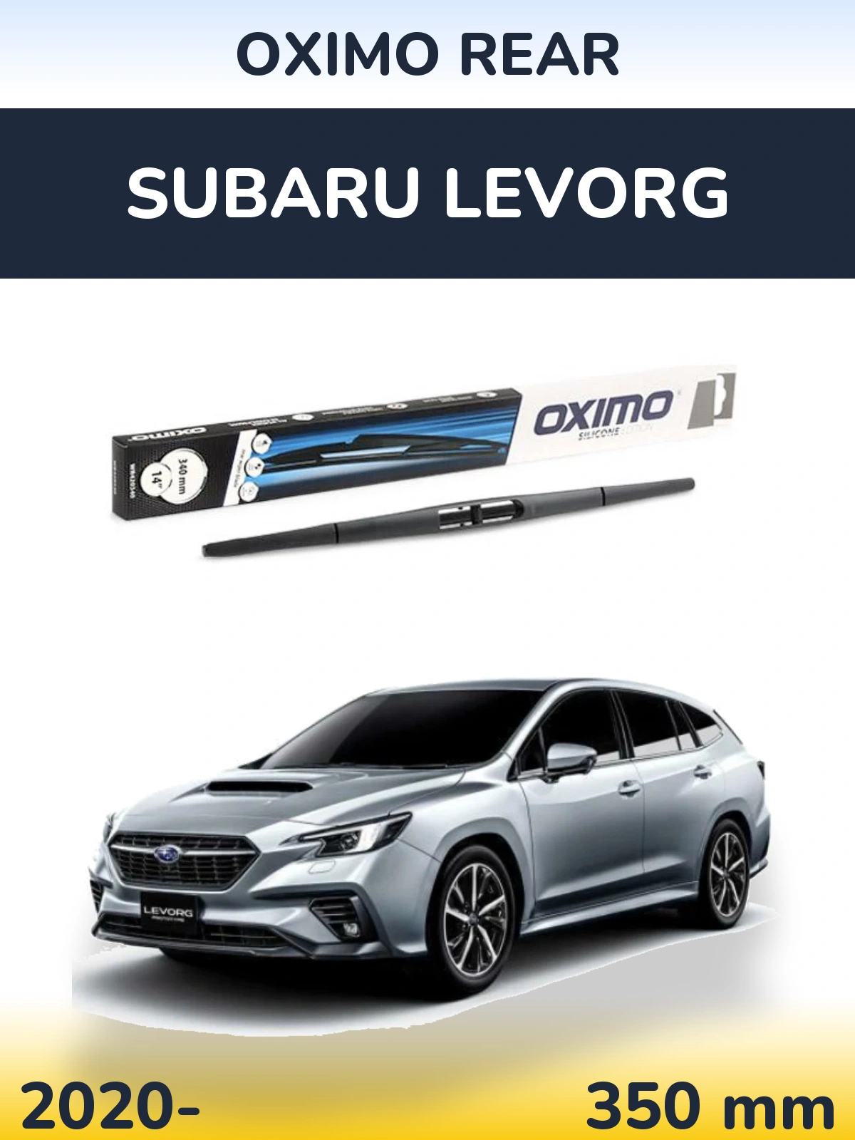 Rear wiper blade Oximo Rear 350 mm for Subaru Levorg 2020-2026