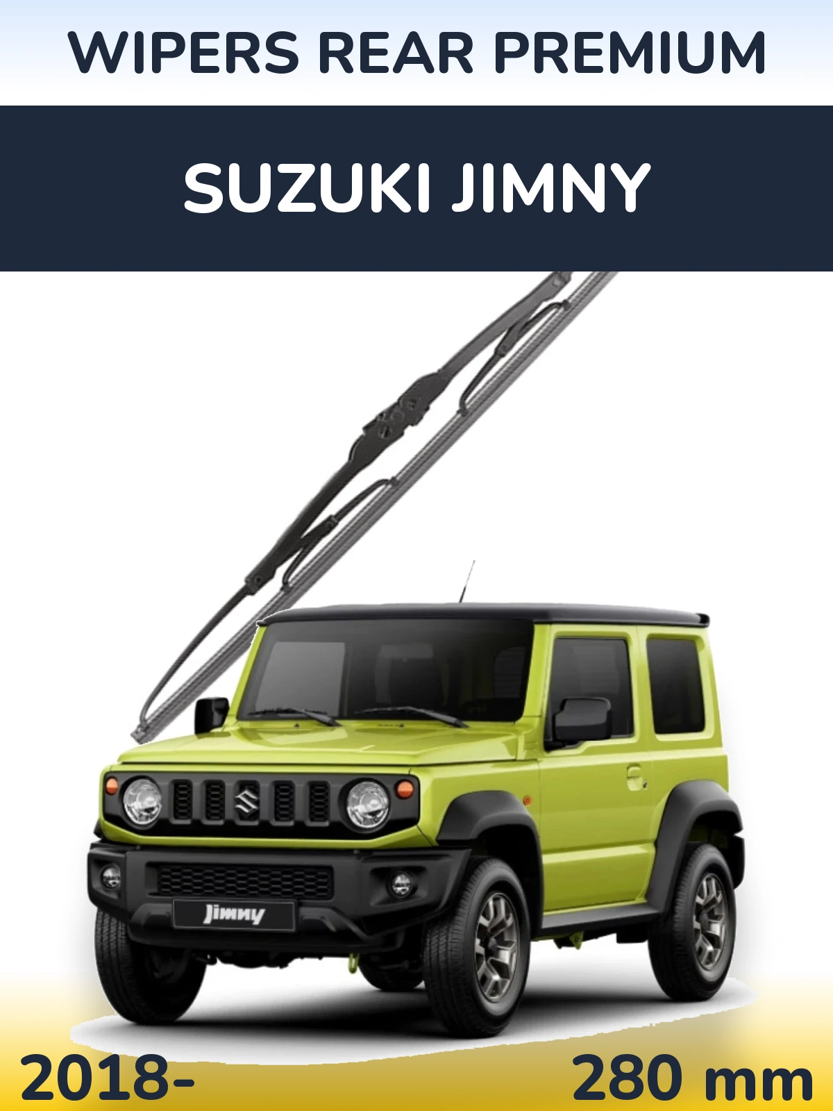Задний дворник WIPERS REAR PREMIUM 280 мм для Suzuki Jimny 2018-2026