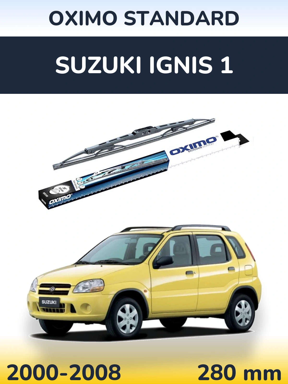 Rear wiper blade Oximo Standard 275 mm for Suzuki Ignis 1 2000-2008