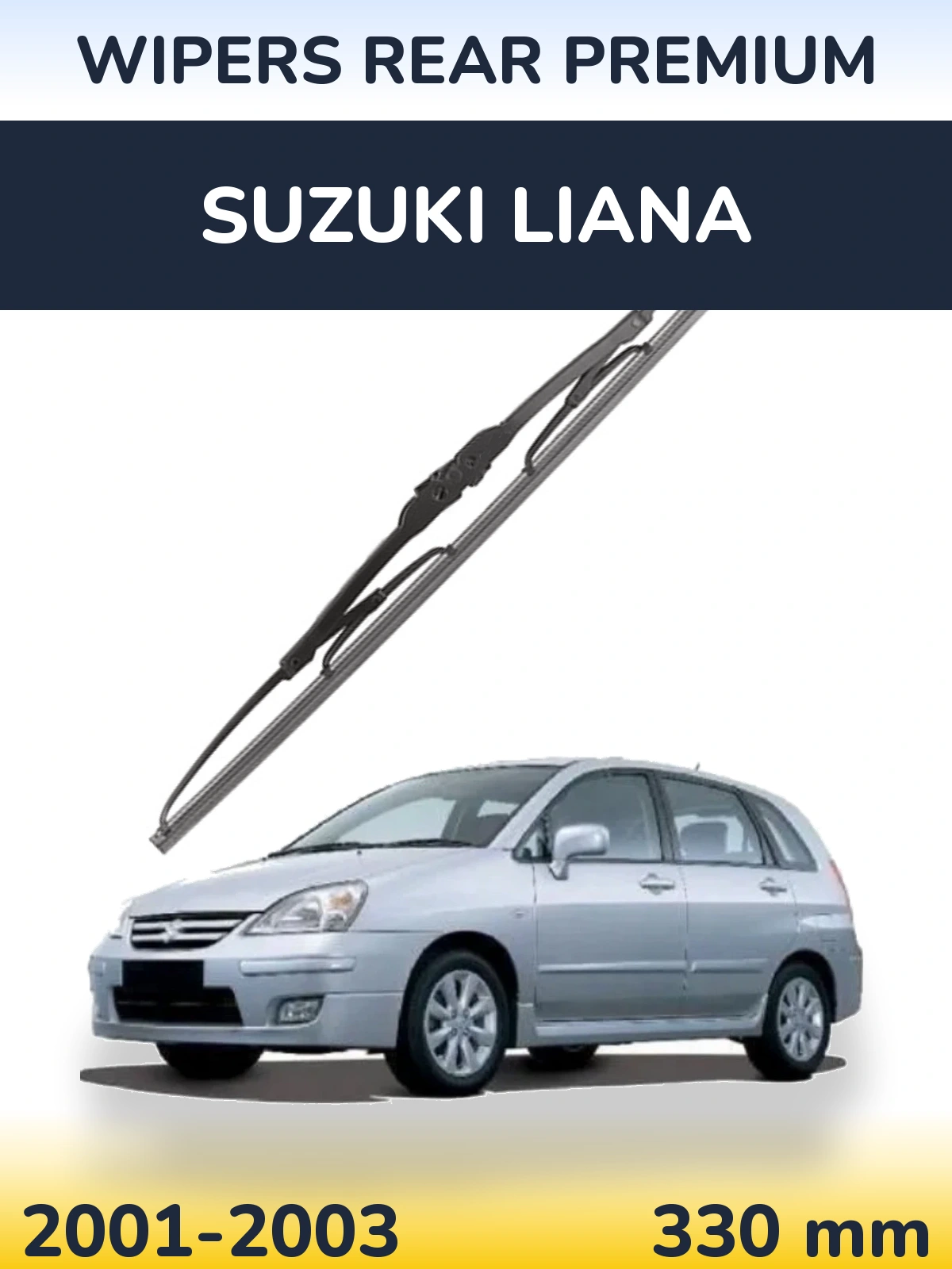 Rear wiper blade WIPERS REAR PREMIUM 330 mm for Suzuki Liana 2001-2003