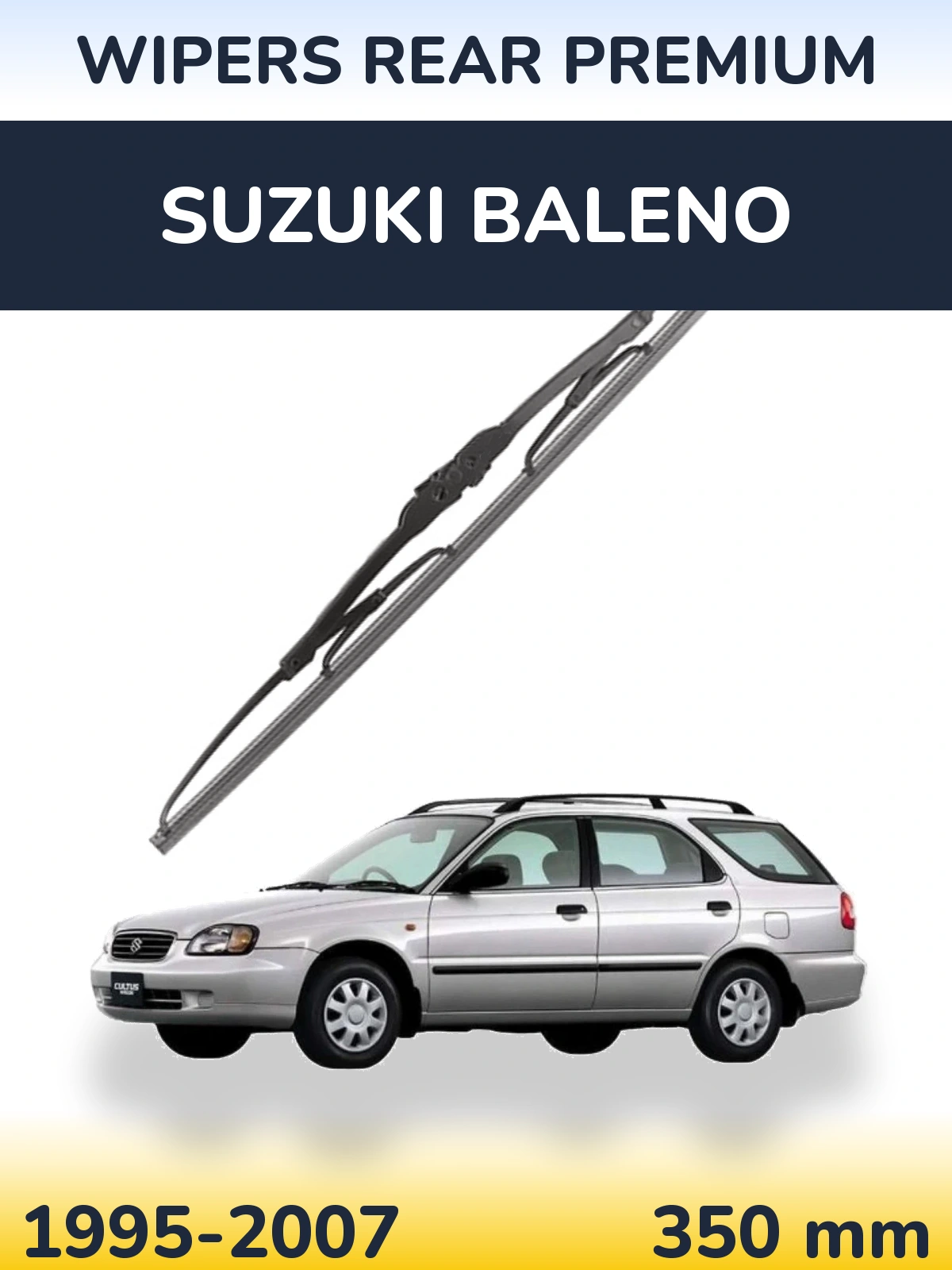 Rear wiper blade WIPERS REAR PREMIUM 350 mm for Suzuki Baleno 1995-2007
