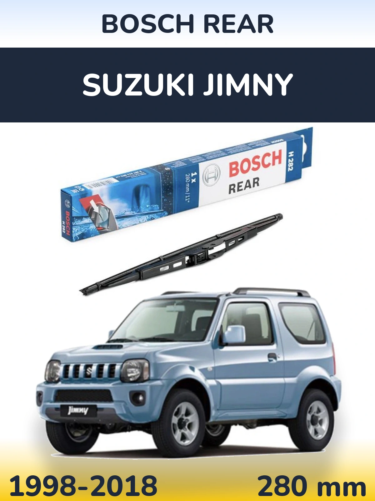 Задний дворник BOSCH Rear 280 мм для Suzuki Jimny 1998-2018