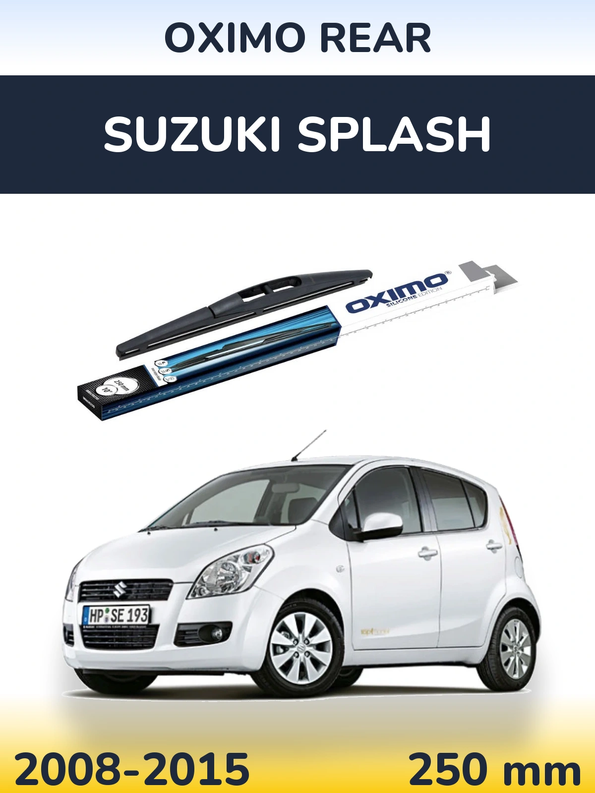 Задний дворник Oximo Rear 250 мм для Suzuki Splash 2008-2015