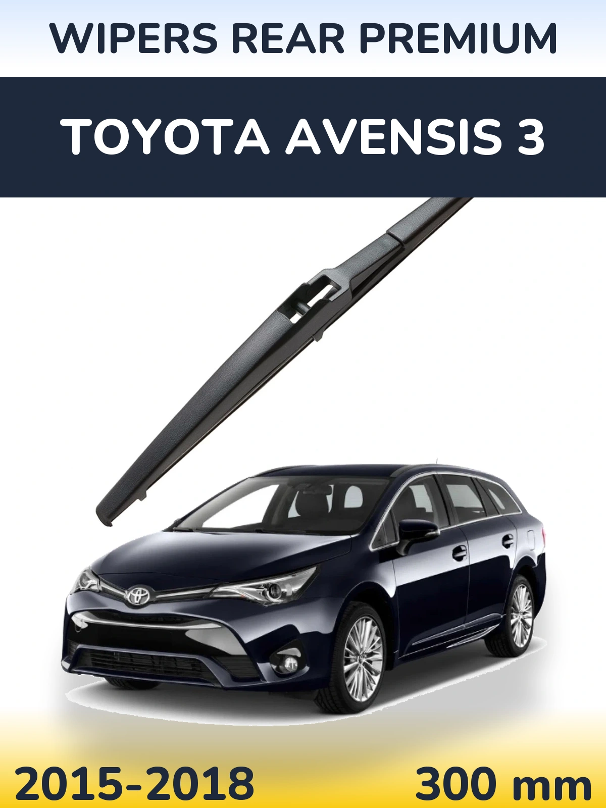 Rear wiper blade WIPERS REAR PREMIUM 300 mm for Toyota Avensis 3 2015-2018