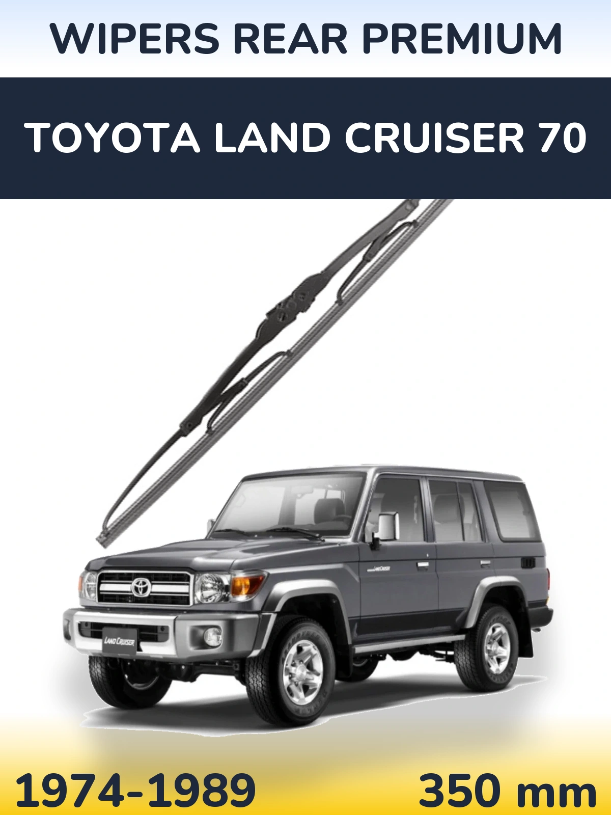 Rear wiper blade WIPERS REAR PREMIUM 350 mm for Toyota Land Cruiser 70 1974-1989