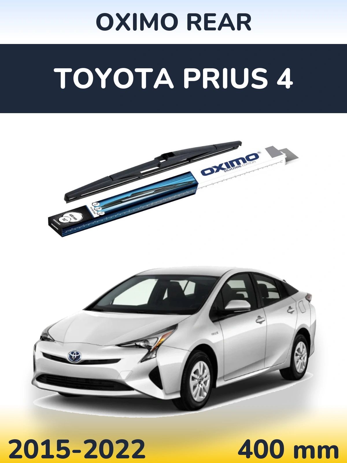 Rear wiper blade Oximo Rear 400 mm for Toyota Prius 4 2015-2022