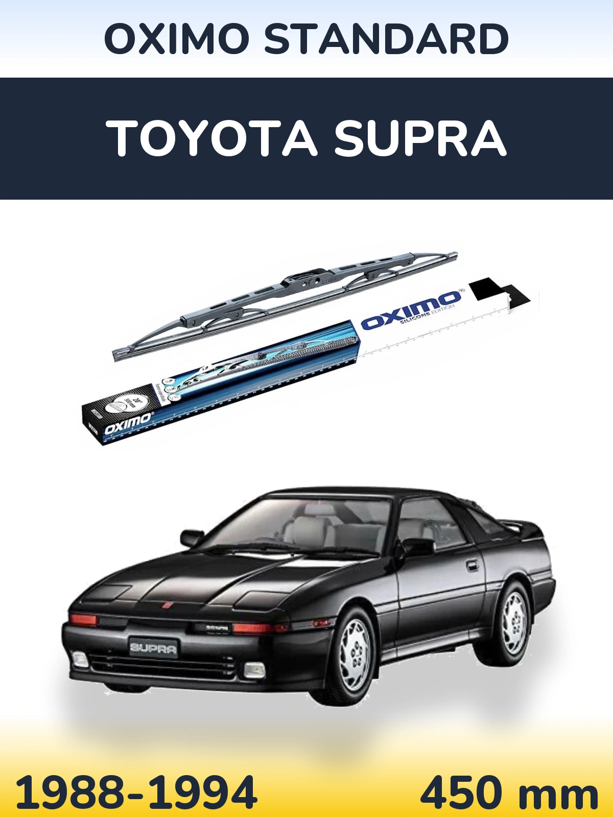 Rear wiper blade Oximo Standard 450 mm for Toyota Supra 1988-1994