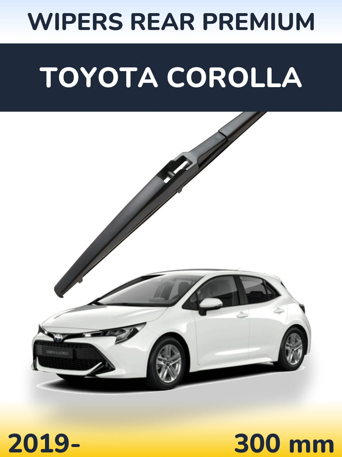 Rear wiper blade WIPERS REAR PREMIUM 300 mm for Toyota Corolla 2019-2026