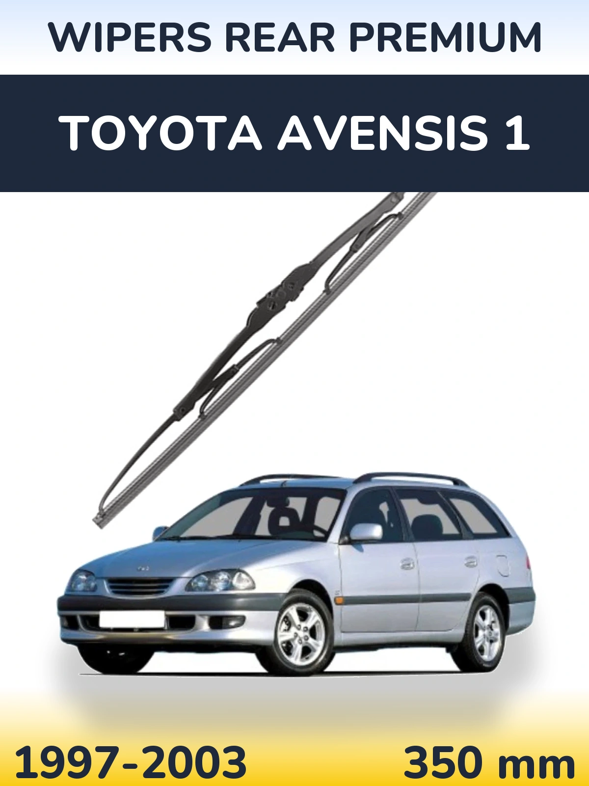 Rear wiper blade WIPERS REAR PREMIUM 350 mm for Toyota Avensis 1 1997-2003