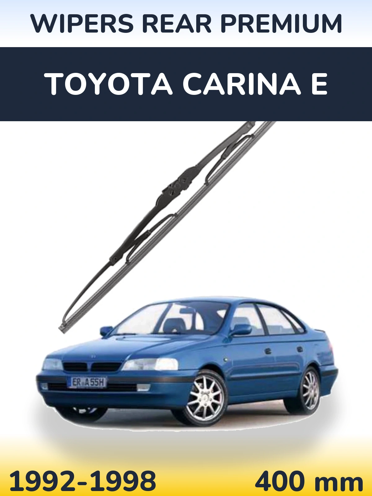 Задня щітка WIPERS REAR PREMIUM 400 мм для Toyota Carina E 1992-1998