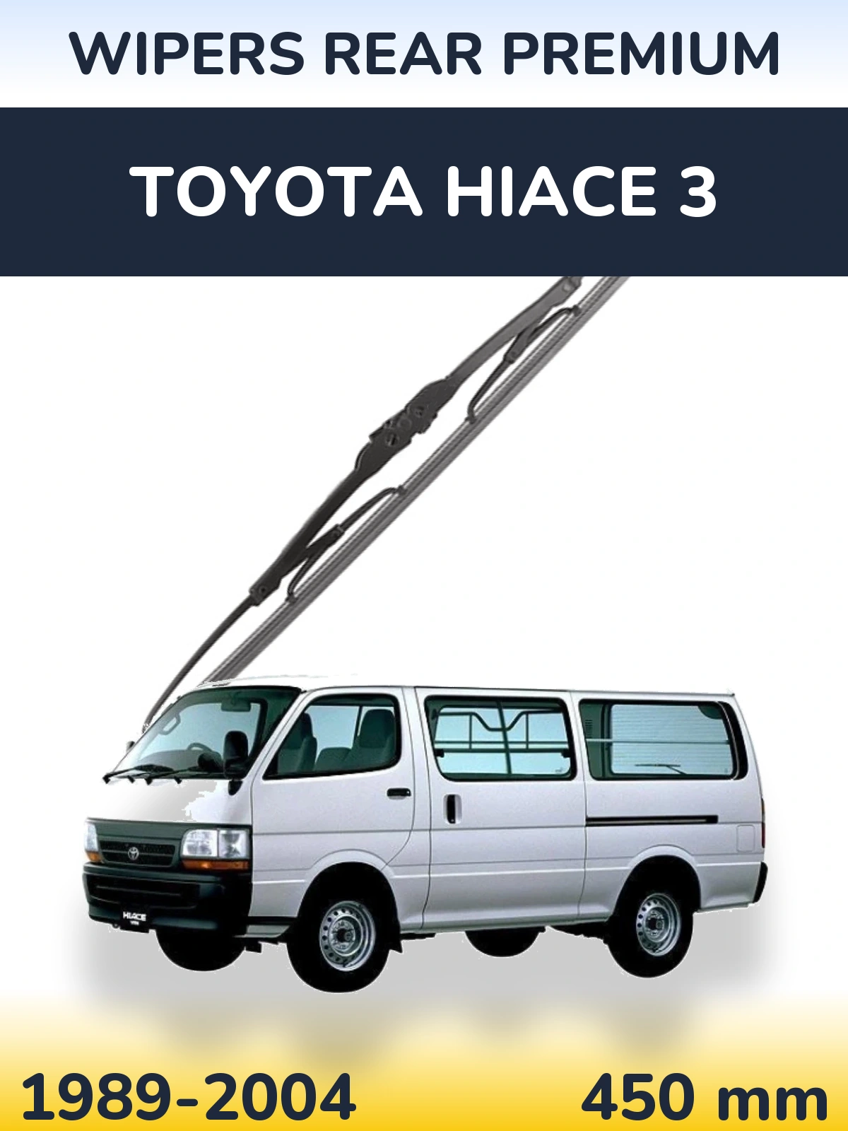 Rear wiper blade WIPERS REAR PREMIUM 450 mm for Toyota Hiace 3 1989-2004