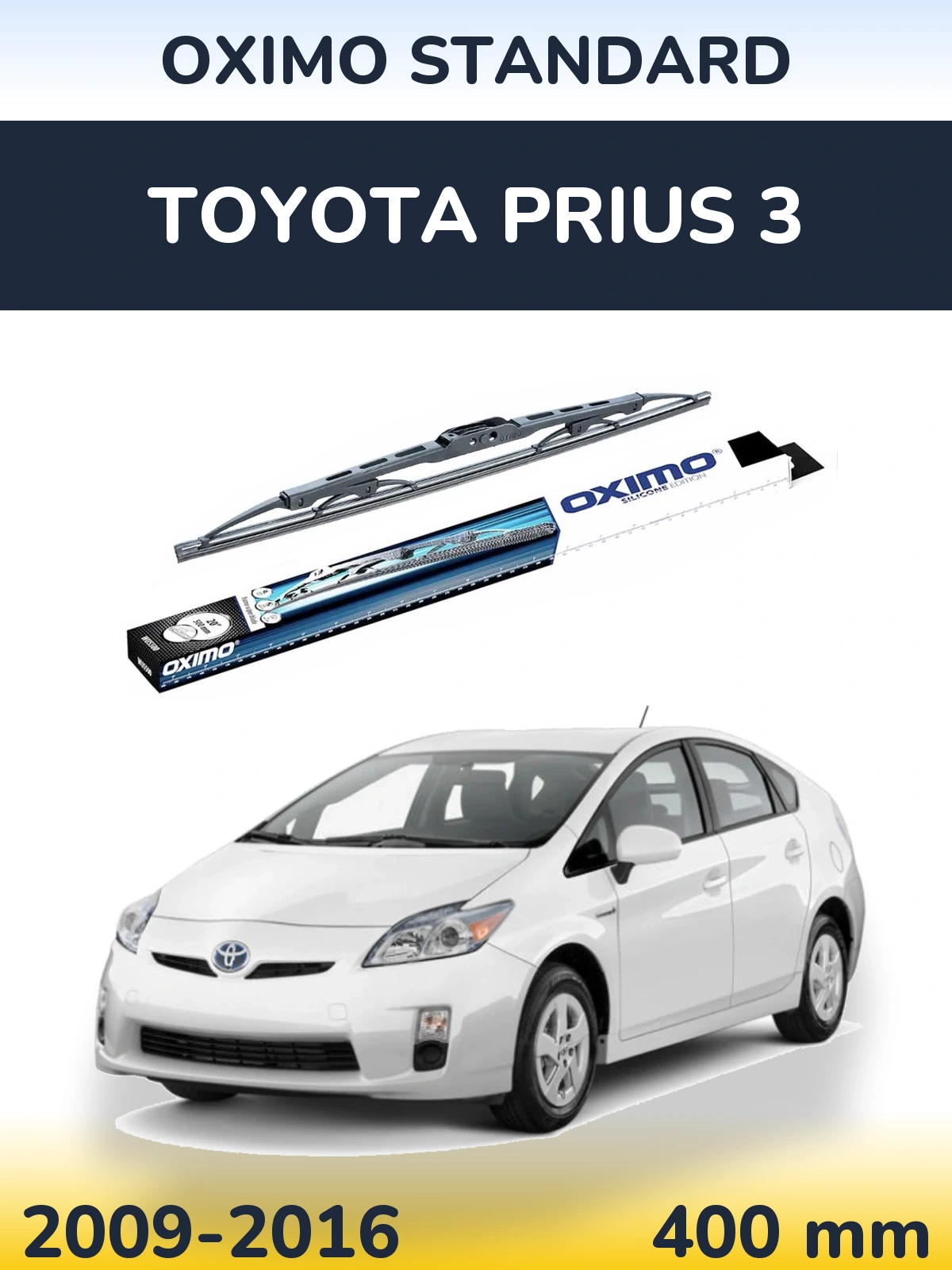 Rear wiper blade Oximo Standard 400 mm for Toyota Prius 3 2009-2016
