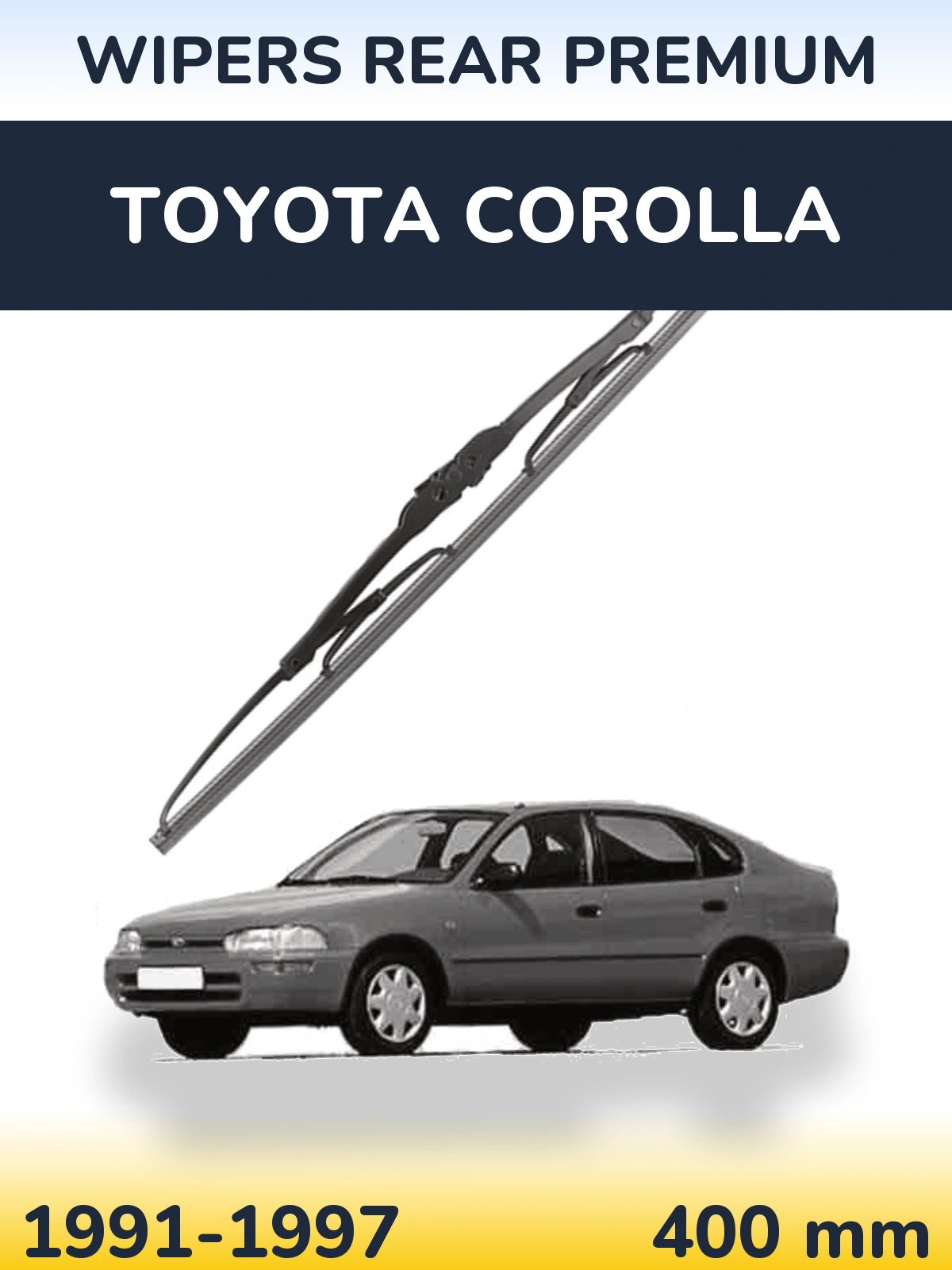 Задня щітка WIPERS REAR PREMIUM 400 мм для Toyota Corolla 1991-1997