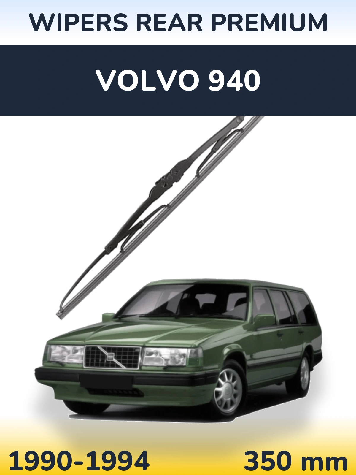 Rear wiper blade WIPERS REAR PREMIUM 350 mm for Volvo 940 1990-1994