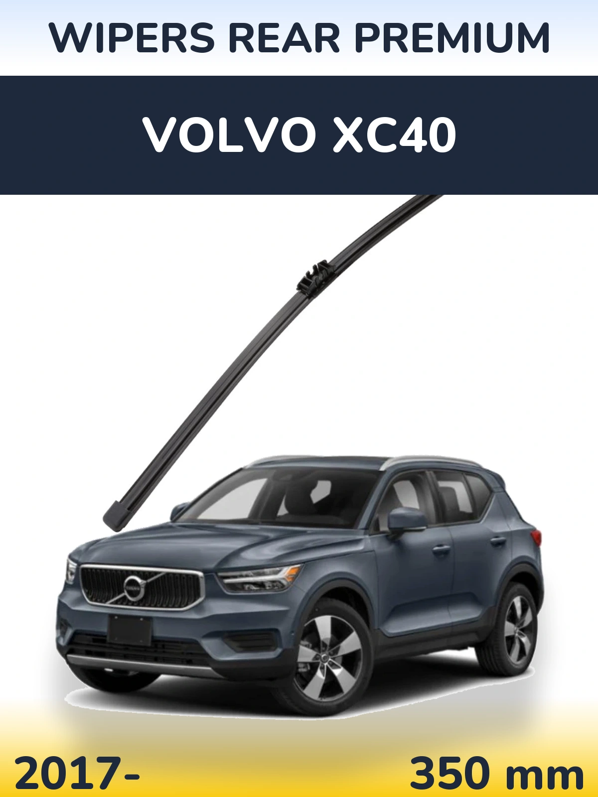 Rear wiper blade WIPERS REAR PREMIUM 350 mm for Volvo XC40 2017-2026