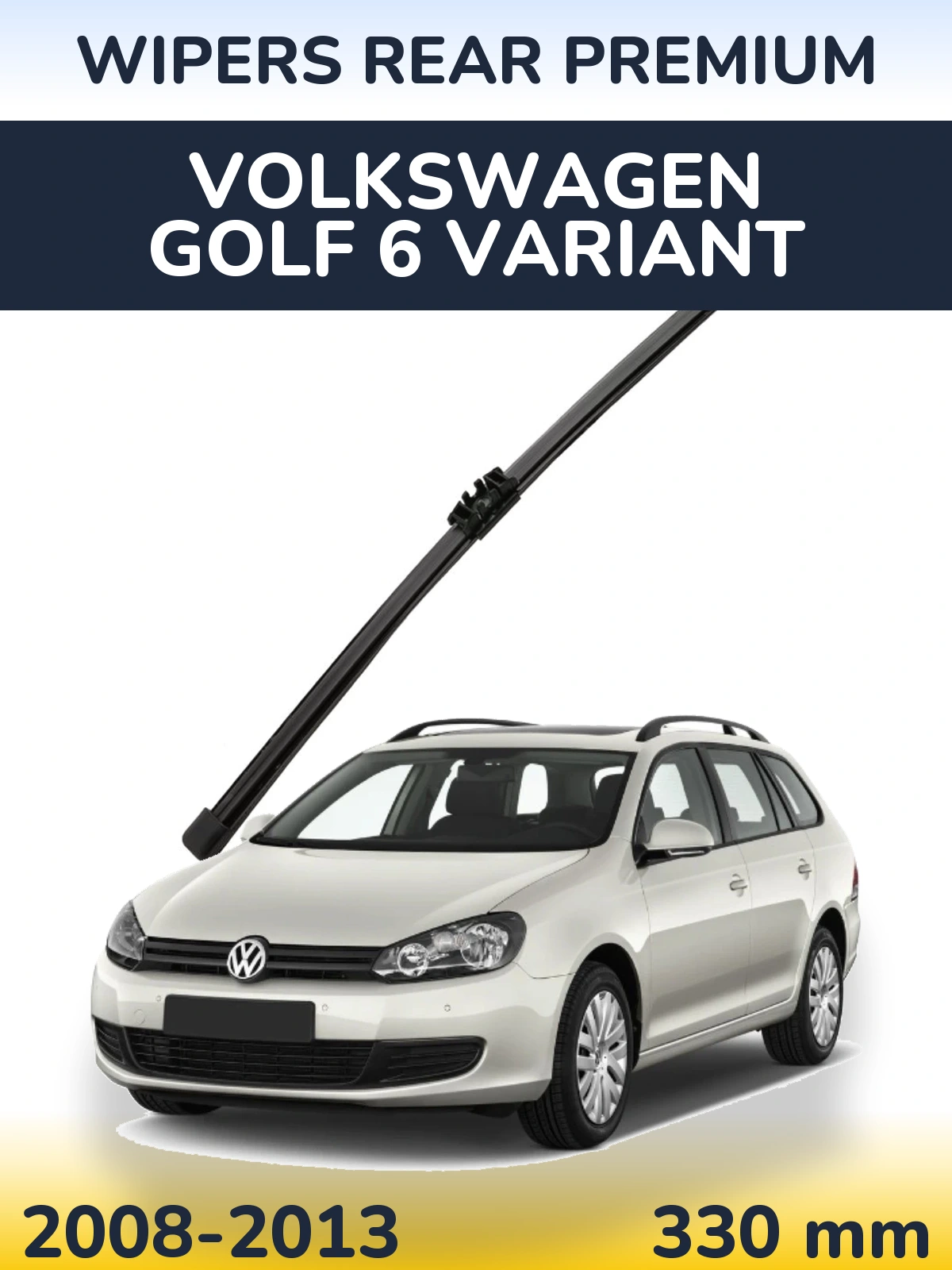 Rear wiper blade WIPERS REAR PREMIUM 330 mm for Volkswagen Golf 6 Variant 2008-2013