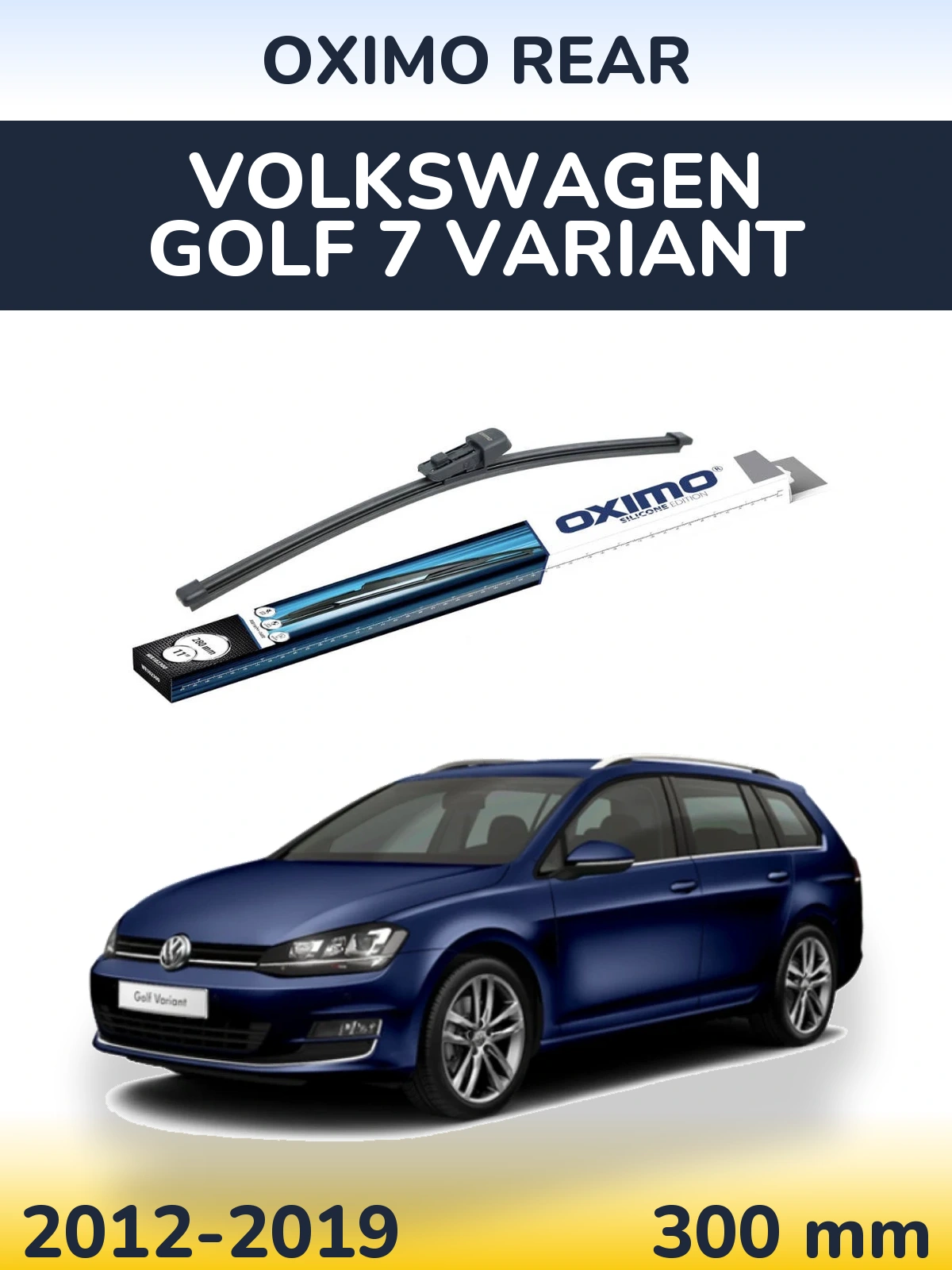 Rear wiper blade Oximo Rear 280 mm for Volkswagen Golf 7 Variant 2012-2019
