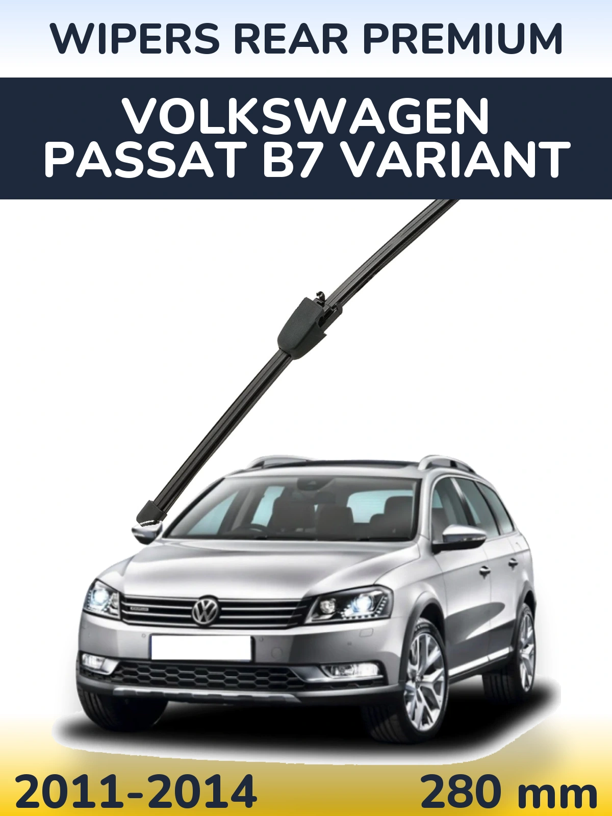 Rear wiper blade WIPERS REAR PREMIUM 280 mm for Volkswagen Passat B7 Variant 2011-2014