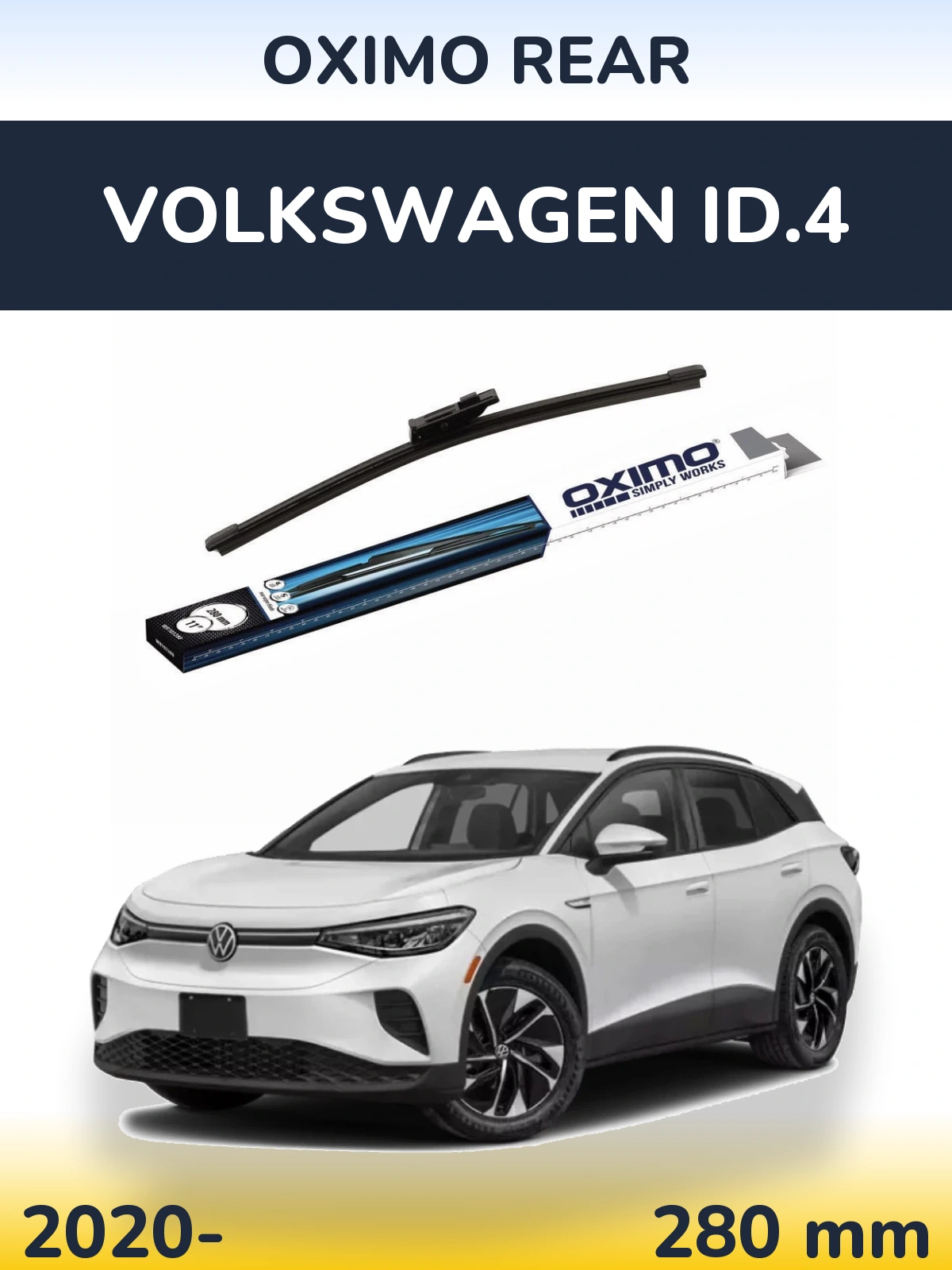 Rear wiper blade Oximo Rear 280 mm for Volkswagen ID.4 2020-2026
