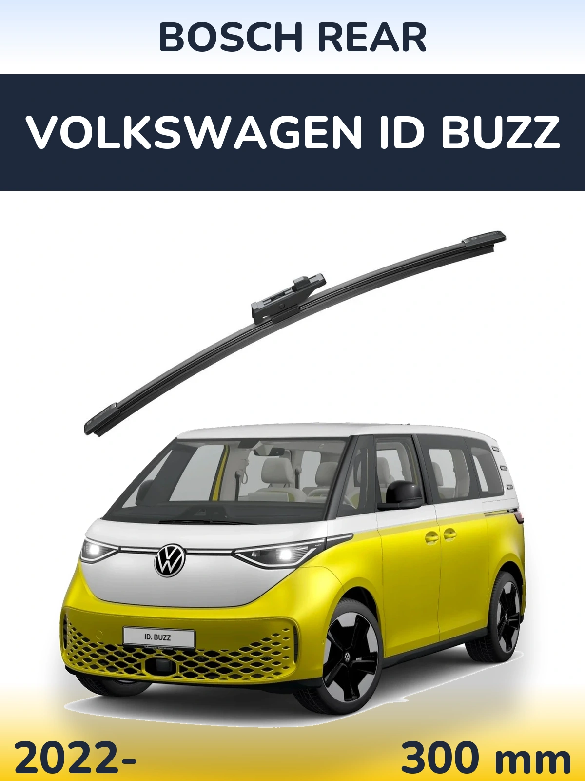 Задний дворник BOSCH Rear 300 мм для Volkswagen ID Buzz 2022-2026