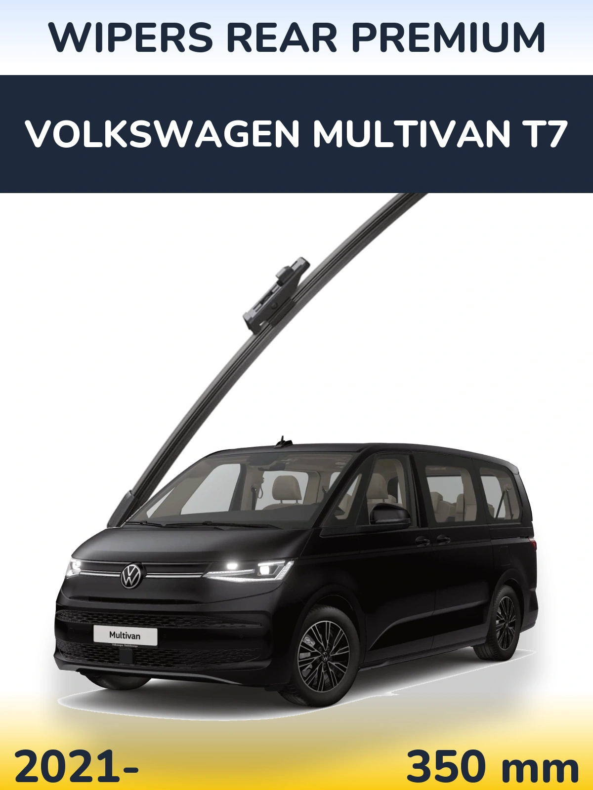 Rear wiper blade WIPERS REAR PREMIUM 350 mm for Volkswagen Multivan T7 2021-2026