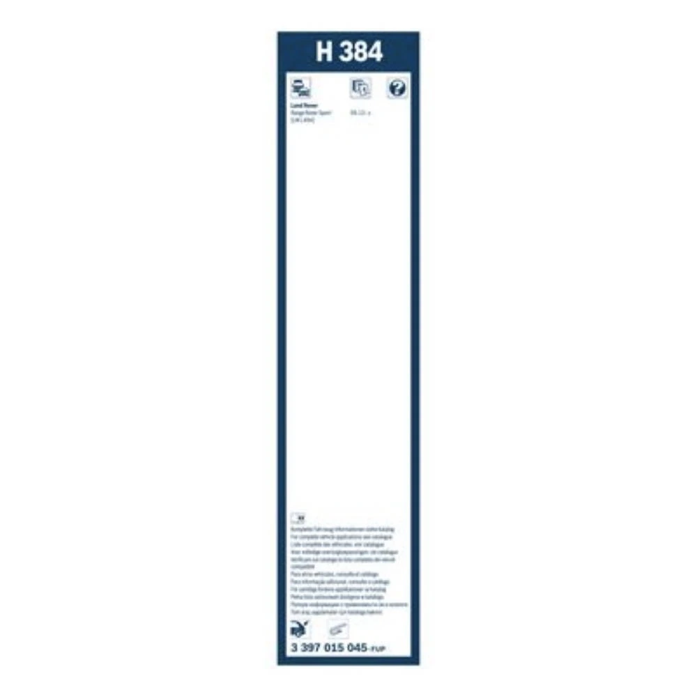 Rear wiper blade BOSCH Rear 380 mm for Land Rover Range Rover Sport 2 2013-2015