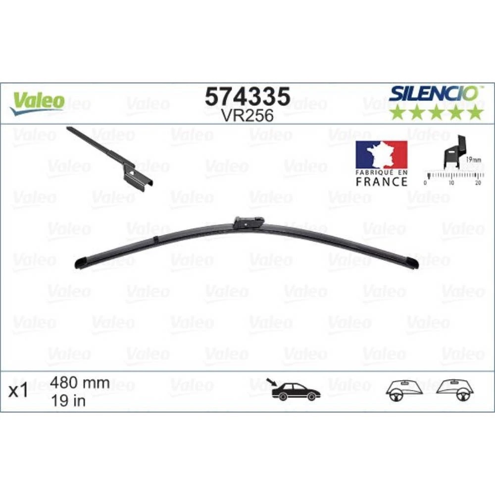 Wiper blades Valeo Silencio Rear for Ford Mondeo