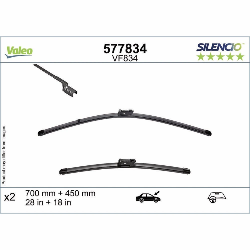 Tergicristalli Valeo Silencio Flat per Cupra Tavascan