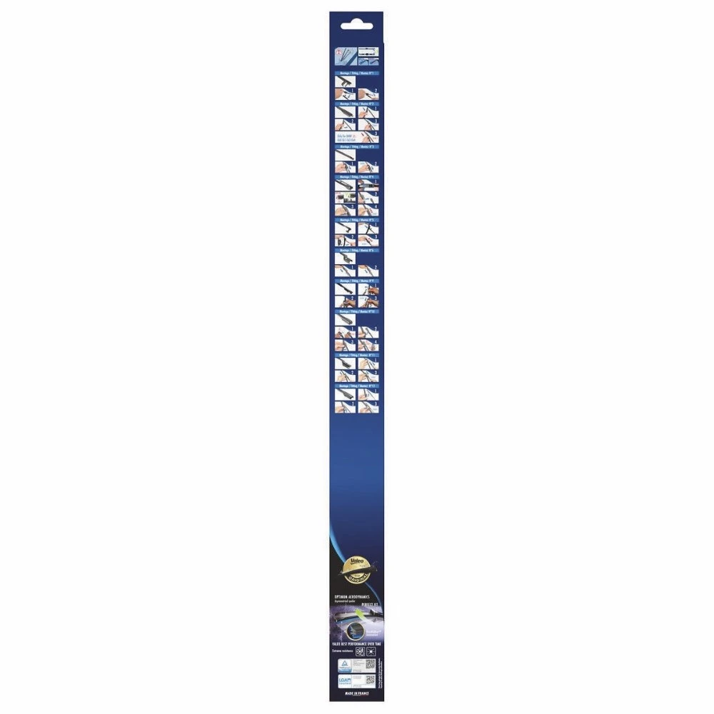 Front wiper blade set Valeo Silencio Flat 700 & 700 mm for Ford Escape 3 2012-2019